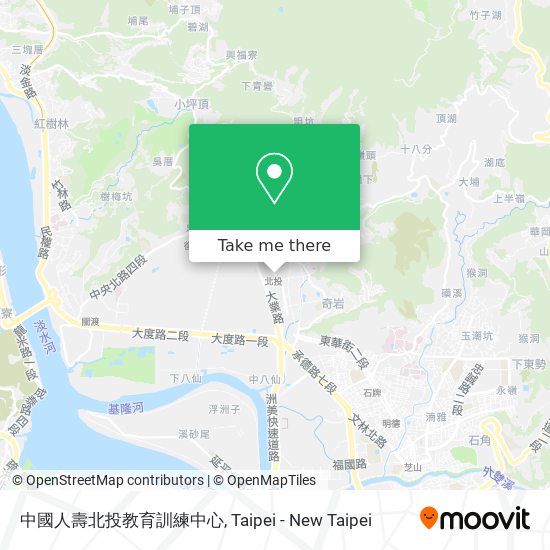 中國人壽北投教育訓練中心 map
