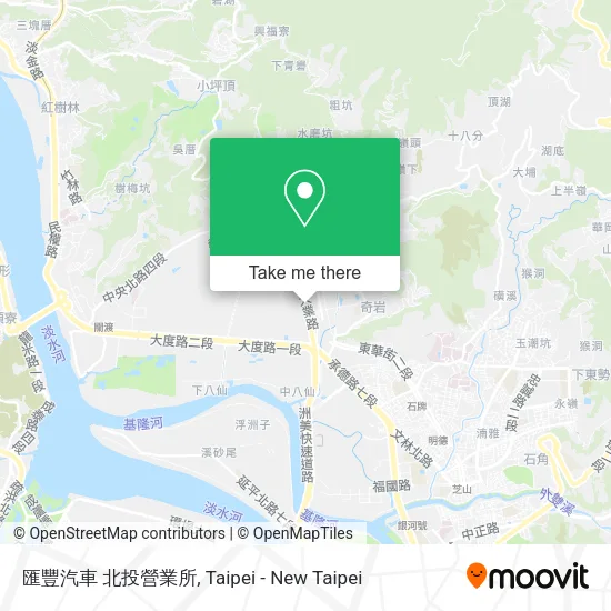 匯豐汽車 北投營業所地圖