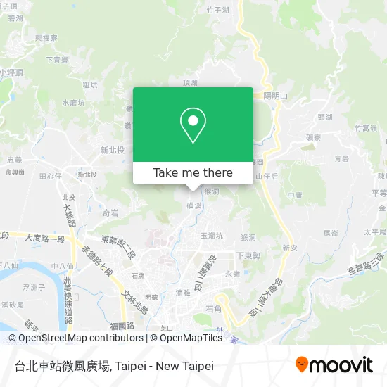 台北車站微風廣場 map