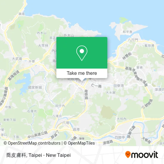 喬皮膚科地圖