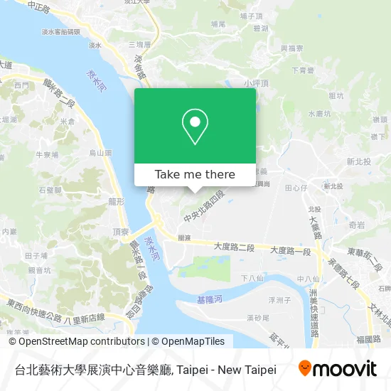 台北藝術大學展演中心音樂廳 map