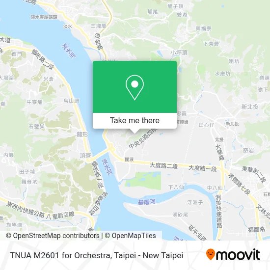 TNUA M2601 for Orchestra地圖