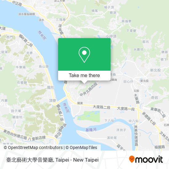 臺北藝術大學音樂廳 map