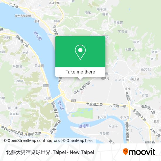 北藝大男宿桌球世界地圖