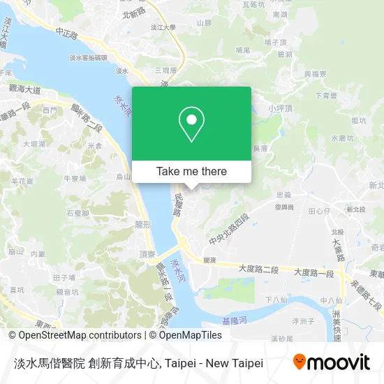 淡水馬偕醫院 創新育成中心 map