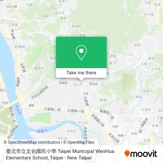 臺北市立文化國民小學 Taipei Municipal WenHua Elementary School地圖
