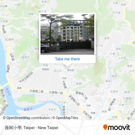 薇閣小學地圖