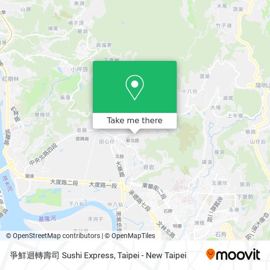 爭鮮迴轉壽司 Sushi Express map