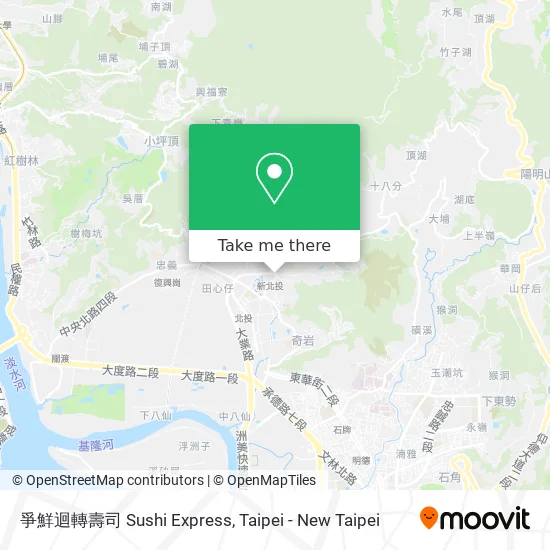 爭鮮迴轉壽司 Sushi Express map