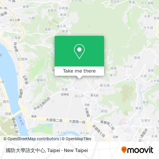 國防大學語文中心 map