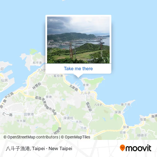 八斗子漁港 map