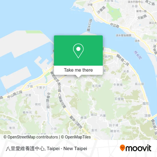 八里愛維養護中心 map
