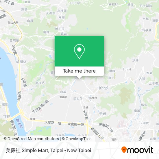 美廉社 Simple Mart map