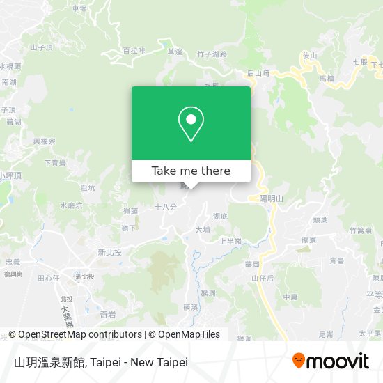 山玥溫泉新館地圖