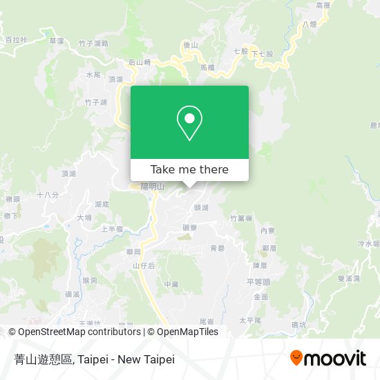 菁山遊憩區 map