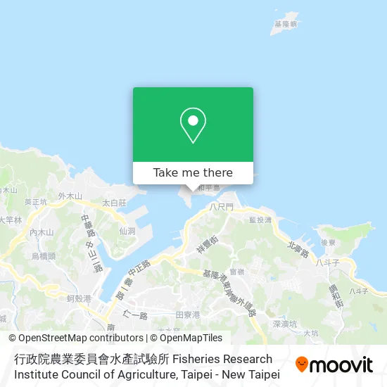 行政院農業委員會水產試驗所 Fisheries Research Institute Council of Agriculture map
