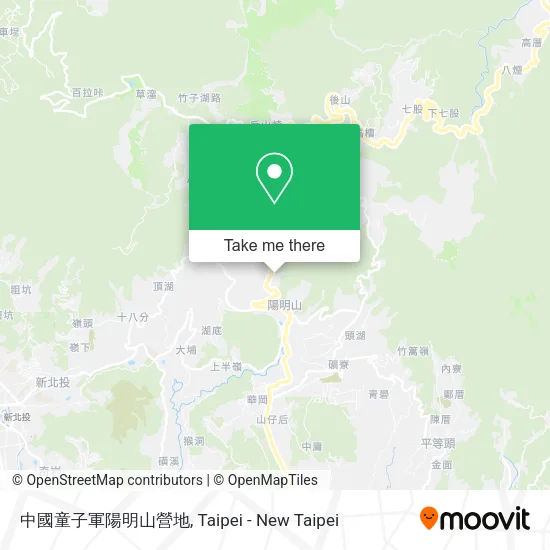 中國童子軍陽明山營地 map