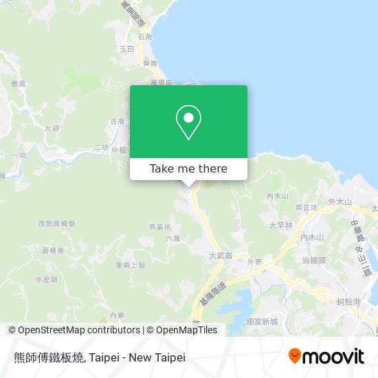 熊師傅鐵板燒地圖