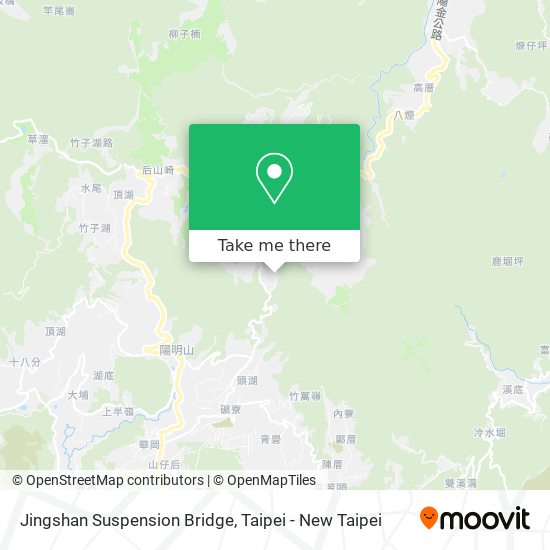 Jingshan Suspension Bridge map