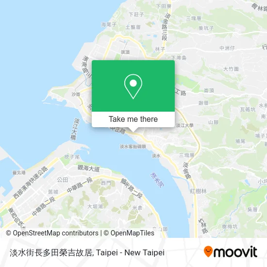 淡水街長多田榮吉故居 map