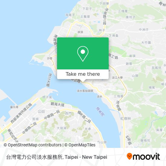 台灣電力公司淡水服務所 map