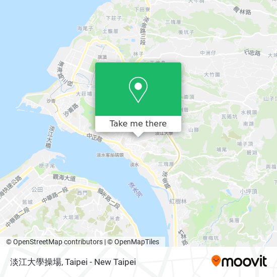 淡江大學操場 map