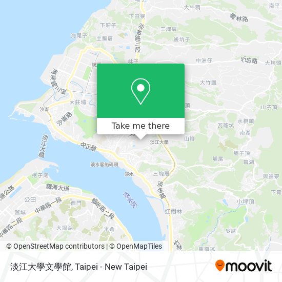 淡江大學文學館 map