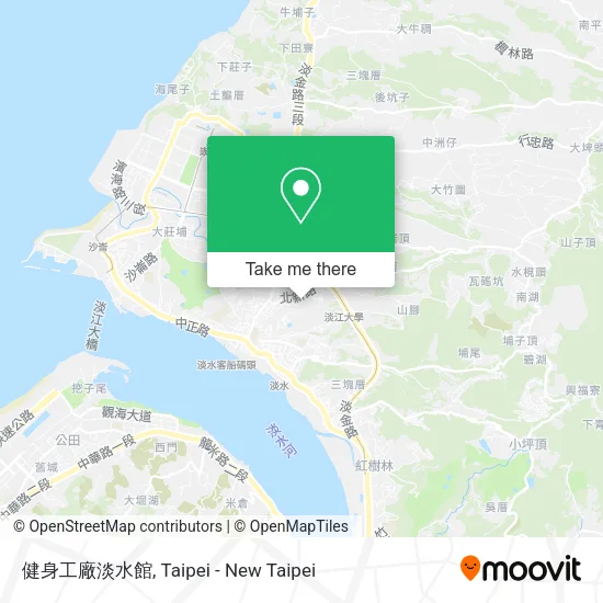 健身工廠淡水館 map