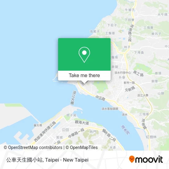 公車天生國小站地圖