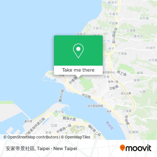 安家帝景社區 map