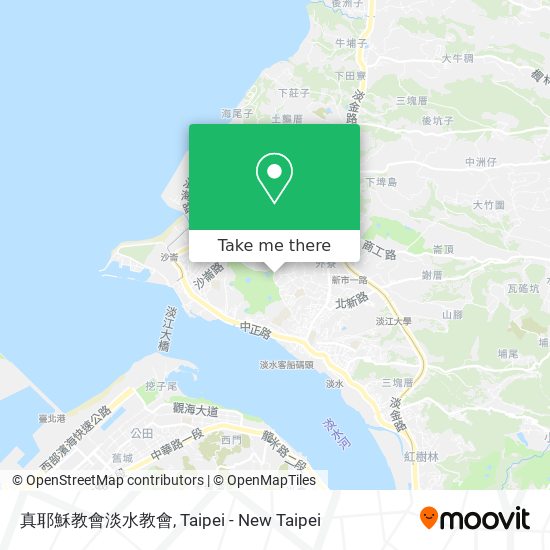 真耶穌教會淡水教會 map