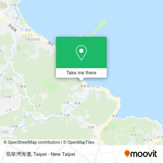 翡翠灣海灘 map