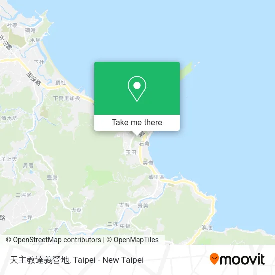 天主教達義營地 map