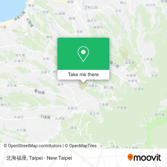 北海福座地圖