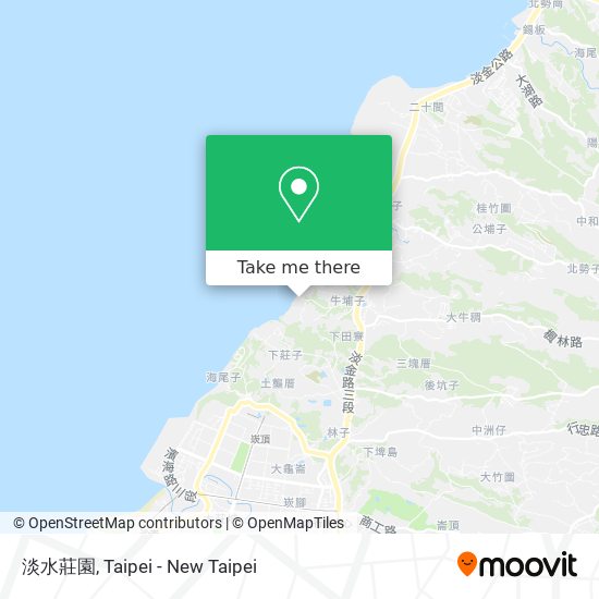 淡水莊園地圖