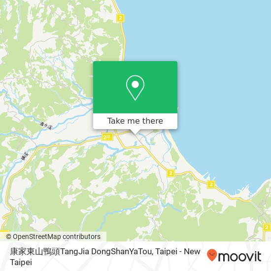 康家東山鴨頭TangJia DongShanYaTou map