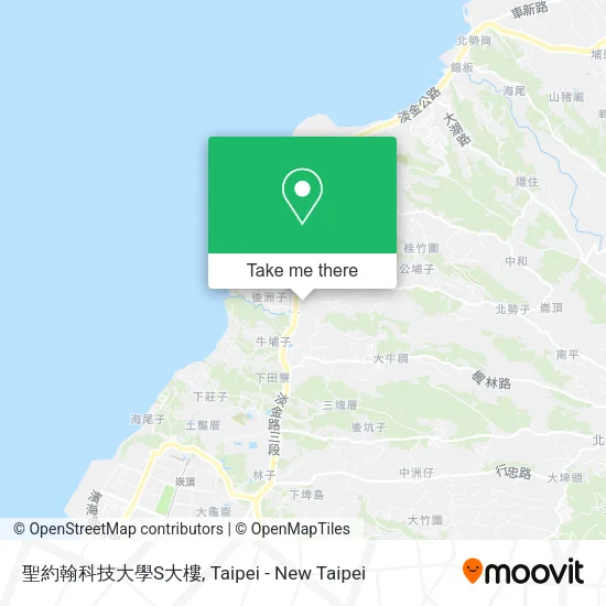 聖約翰科技大學S大樓地圖