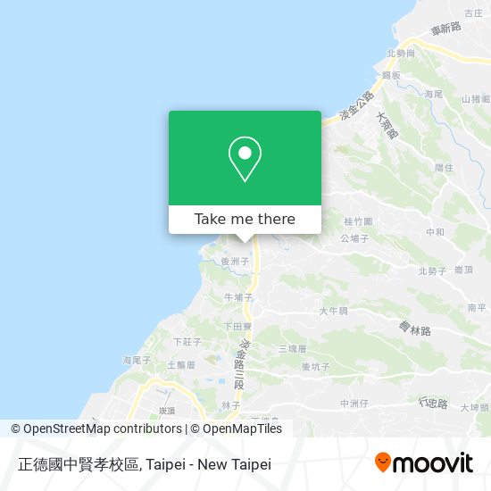正德國中賢孝校區 map