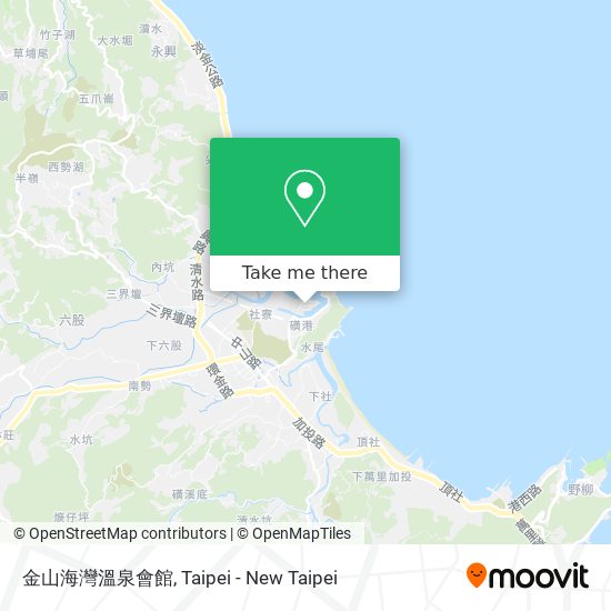金山海灣溫泉會館 map