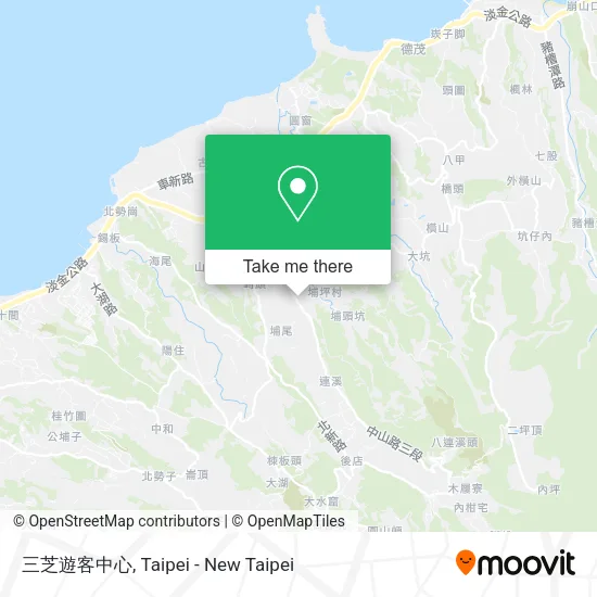 三芝遊客中心地圖
