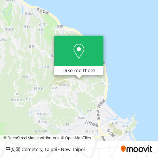 平安園 Cemetery map