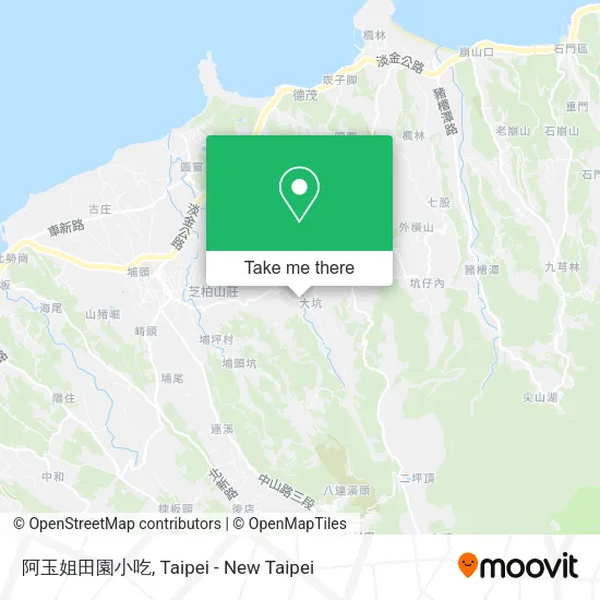 阿玉姐田園小吃地圖