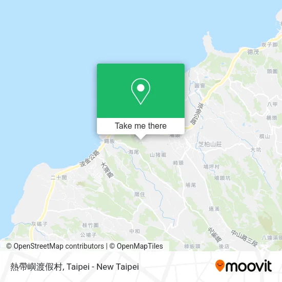 熱帶嶼渡假村 map
