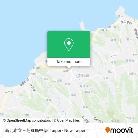 新北市立三芝國民中學 map