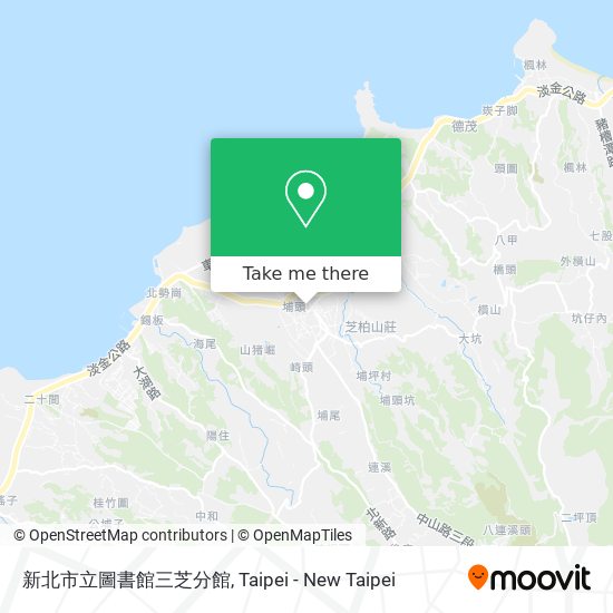 新北市立圖書館三芝分館 map