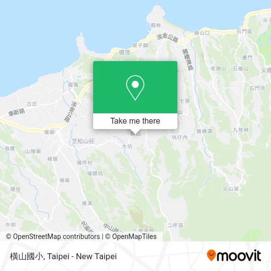 橫山國小 map