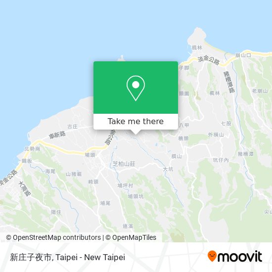新庄子夜市地圖