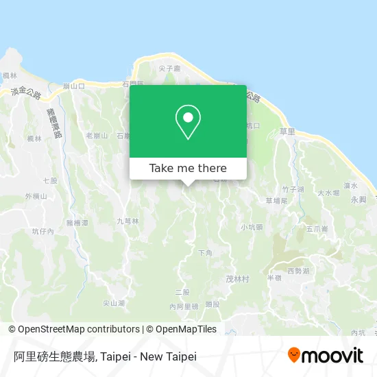 阿里磅生態農場地圖