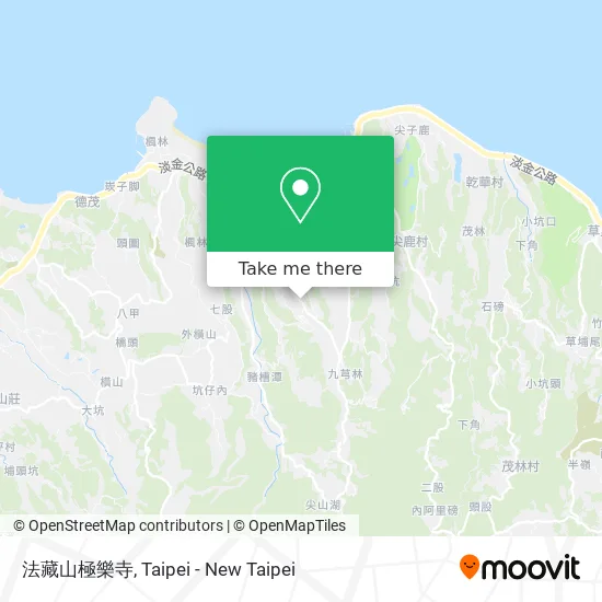 法藏山極樂寺 map