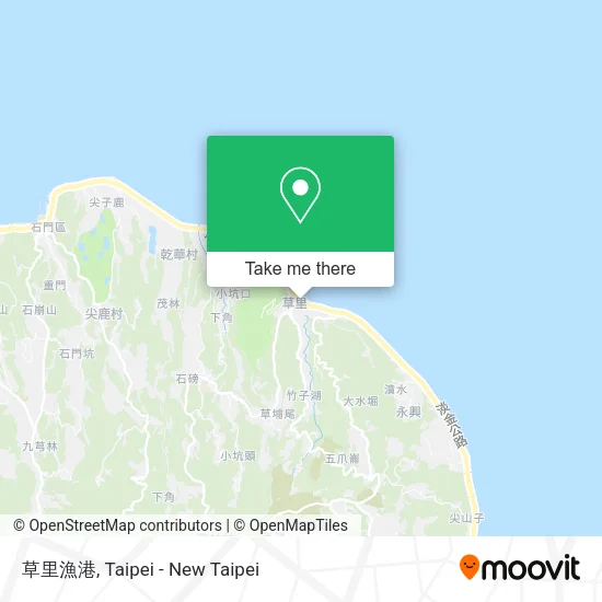草里漁港地圖